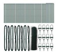 Hexagonal Fence Ground Fix Mesh Garden Terrace Barrier Outdoor Posts vidaXL