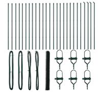Hexagonal Fence Ground Fix Mesh Garden Terrace Barrier Outdoor Posts vidaXL