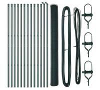 Hexagonal Fence Ground Fix Mesh Garden Terrace Barrier Outdoor Posts vidaXL