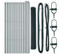 Fence Post Garden Terrace Barrier Outdoor Posts Steel Security Fencing vidaXL
