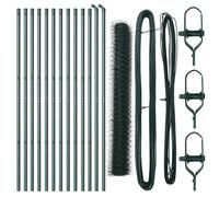 Hexagonal Fence Ground Fix Mesh Garden Terrace Barrier Outdoor Posts vidaXL
