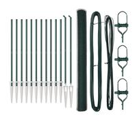 vidaXL Welded Wire Fence with Spikes 25 x 1.5 m (W x H)