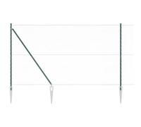 vidaXL Welded Wire Fence with Spikes 10 x 1.5 m (W x H)