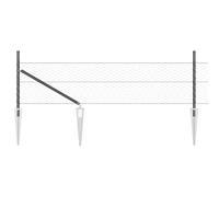 vidaXL Welded Wire Fence with Spikes 100 x 0.8 m (W x H)