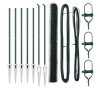 vidaXL Welded Wire Fence with Spikes 10 x 1.6 m (W x H)