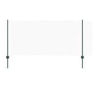 Garden Fence Roll 10000x2.7x100cm Green Steel PVC Powder-Coated Hexagon Posts XL