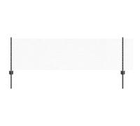 vidaXL Welded Wire Fence 50 x 0.6 m (W x H) PVC-Coated Steel Grey Mesh