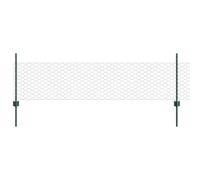 Hexagonal Fence with Post Mesh Panel Outdoor Barrier Garden Modern vidaXL