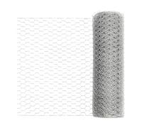 Hexagonal Galvanized Steel Web Fence Roll Perfect for Containing Chickens Rabbits and Dogs with Secure RustProof Construction Garden Fence