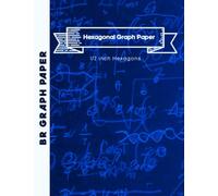 Hexagonal Graph Paper 1/2 inch Hexagons: Hex Style / 8.5 X 11 / Bound - hexagon grid paper
