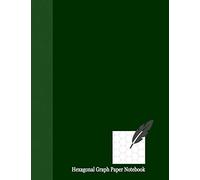 Hexagonal Graph Paper Notebook: 1/8 Inch Side Length, 100 Pages