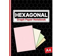 Hexagonal Graph Paper Notebook: Colorful Grid Journal for Chemistry, Biochemistry & Creative Mapping | 80 Pages, 8.5" x 11"
