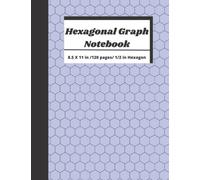 Hexagonal Graph Paper: Organic Chemistry & Biochemistry Notebook: 120 pages, 1/2 inch hexagons, lilac (Science Notebooks)