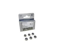 Hexagonal Locking Nuts with Polyamide Clamping Part Low Form DIN 985 V4A M5 SW8 Pack of 6 Marine Waterproof
