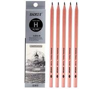 hexagonal log drawing pencil H is smooth and hard to break