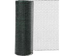 Hexagonal Mesh PVC Green 1m x 10m Wire Fence Grid Rabbit Hares Mesh New