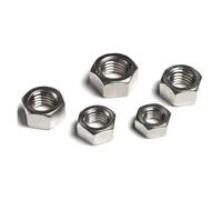 Hexagonal nut 304 stainless steel 4-40 6-32 8-32 10-24 12-24 1/4-20 3/4 inch thickness thread UNC hexagonal nut screw bolt