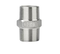 Hexagonal Pair External Wire Precision Casting External Wire Plumbing Fittings Seamless Water Pipe Joint 1Pcs(304,DN65-2.5INCH_Other)