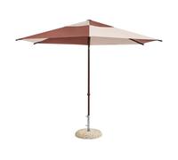 Hexagonal parasol Terrazza Burgundy one size