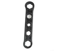 Hexagonal Plastic Wrench for Radiator Installation with Ergonomic Grip for Control and Compact Size Enabling Easy Storage in Toolbox or Drawer