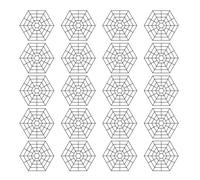 Hexagonal Pond Guards: Interlocking Floating Net Barriers with Connecting Hook for Fish Safety | Multi Piece Outdoor Aquarium Surface Cover, jar