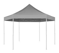 Hexagonal Pop-Up Foldable Marquee Gazebo Canopy Tent Garden Outdoor 3 Colours vi
