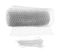 Hexagonal Poultry Netting 0.6mm Wire Garden Fence Roll | 0.6mm wire diameter, lightweight yet strong, flexible design, easy to trim, garden protection