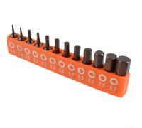 Hexagonal Screwdriver Bit Set, 12/24pcs 25mm 1/4 inch Hex Shank for Electric Screwdrivers, Alloy Steel Construction, Standard 6.35mm Shank Diameter, DIY and Workshop Use(B)