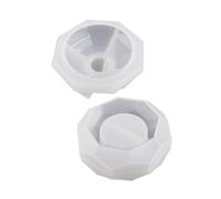 Hexagonal Section Holder Molds Storage Box Silicone Mold for Resin Casting Cement Home Decorations Holder Molds for Resin Casting