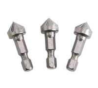 Hexagonal Shank Six Chamfering Tool 6 Flute 90 Degree Countersink Drill Chamfer Drills Remove Burr Wood D6G8 In For Carpentry