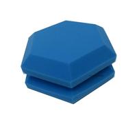Hexagonal Soundproofing Panels Sound Proofing Sponge Absorption Treatment Panels Foam For Studio Music Room for Studio(Blue,12pcs)