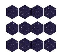 Hexagonal Soundproofing Panels Soundproof Cotton For Studio Acoustic Treatment Blue for Studio