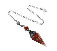 Hexagonal Stone Pendulums Natural Crystal Decoration For Psychic Readings And Energy Balancings Decors