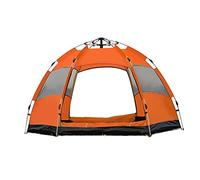 Hexagonal Tent Automatic Opening Pop Up Tent Outdoor Camping Tent Double Layer Portable Lightweight Backpack Tent Sunshade Shelter Beach Tent
