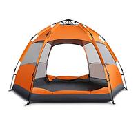 Hexagonal Tent Portable Folding Full Automatic Waterproof Sunscreen Outdoor Family Camping Tents 3-5 Person