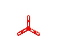 Hexagonal Tile Spacer leave a gap 4.7mm (3/16 Inch) Plastic Hexagon Tile Spacers - 100 pcs per Pack | Precision Grout Spacers for Floor & Wall Tiling (Red)