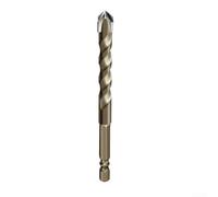 Hexagonal Triangle Drill Bit for Efficient Chip Removal, for Concrete, Tiles, and Glass Compatible with Various Drills (10mm)