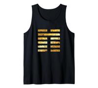 Hexagram 8 "Holding Together" (Vintage Yellow) I CHING Tank Top