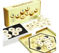 Hexagram | A Refreshing Take on a Classic Word Game, Fun Family Games for 2-4 Players, Family Board Game for Ages 7+