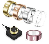 Hexasider 5 Pack Cover for Ultrahuman Ring Air, Anti-Scratch TPU Protector Compatible with Ultrahuman Ring Case Accessories for Women Men Working Out Gym (Size 12)