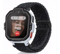 Hexasider Braided Solo Loop Band Compatible with TickTalk 5 Watch for Kids, Stretchy Breathable Nylon Strap with Magnetic Buckle for TickTalk 5 Smart Watch Girls Boys Small Wrists