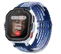 Hexasider Braided Solo Loop Band Compatible with TickTalk 5 Watch for Kids, Stretchy Breathable Nylon Strap with Magnetic Buckle for TickTalk 5 Smart Watch Girls Boys Small Wrists