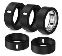Hexasider Pack of 5 Rings Cover Compatible with Oura Ring Gen 4/Gen 3 Horizon/Heritage Protective Case, Scratch-Resistant Silicone Case for Oura Ring Protector Accessories for Size 4