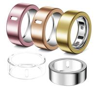 Hexasider Pack of 5 Rings Cover Compatible with Oura Ring Gen 4/Gen 3 Horizon/Heritage Protective Case, Abrasion-Resistant TPU Case for Oura Ring Protector Accessories for Size 9