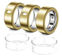 Hexasider Pack of 5 Rings Cover Compatible with Oura Ring Gen 4/Gen 3 Horizon/Heritage Protective Case, Abrasion-Resistant TPU Case for Oura Ring Protector Accessories for Size 6