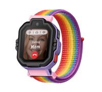 Hexasider Soft Nylon Band Compatible with TickTalk 5 Watch for Kids, Stretchy Breathable Solo Loop Bands for TickTalk 5 Smart Watch Strap Girls Boys Small Wrists