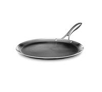 HexClad 30 cm Griddle Fry Pan with Stay-Cool Handle, Hybrid Stainless Steel, Non-Stick Surface, Works with Induction, Ceramic, Non-Stick, Electric, and Gas Cooktops