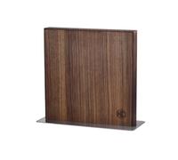 HexClad 30 cm Magnetic Walnut Knife Block Holder with Strong Enhanced Magnets for Multipurpose Storage in The Home and Kitchen
