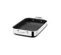 HexClad Hybrid 18 x 25 cm Rectangular Nonstick Roasting Pan with Rack, Dishwasher-Friendly, Oven-Safe Up to 480°C, Compatible with All Cooktops