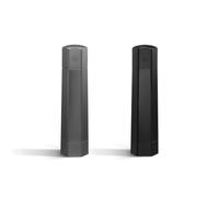 HexClad Salt and Pepper Mill Set with Adjustable Professional Grinders and No-Mess Caps